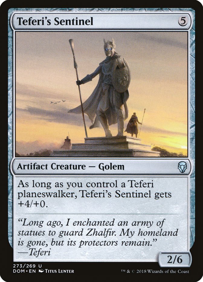 Teferi's Sentinel [Dominaria] | Deep Dive Games St. Marys