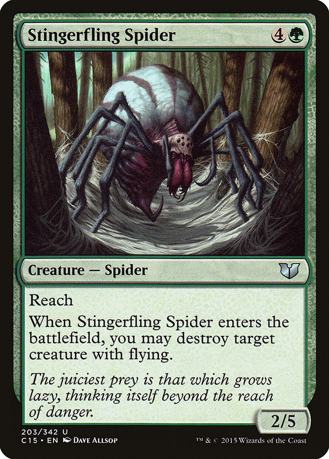 Stingerfling Spider [Commander 2015] | Deep Dive Games St. Marys