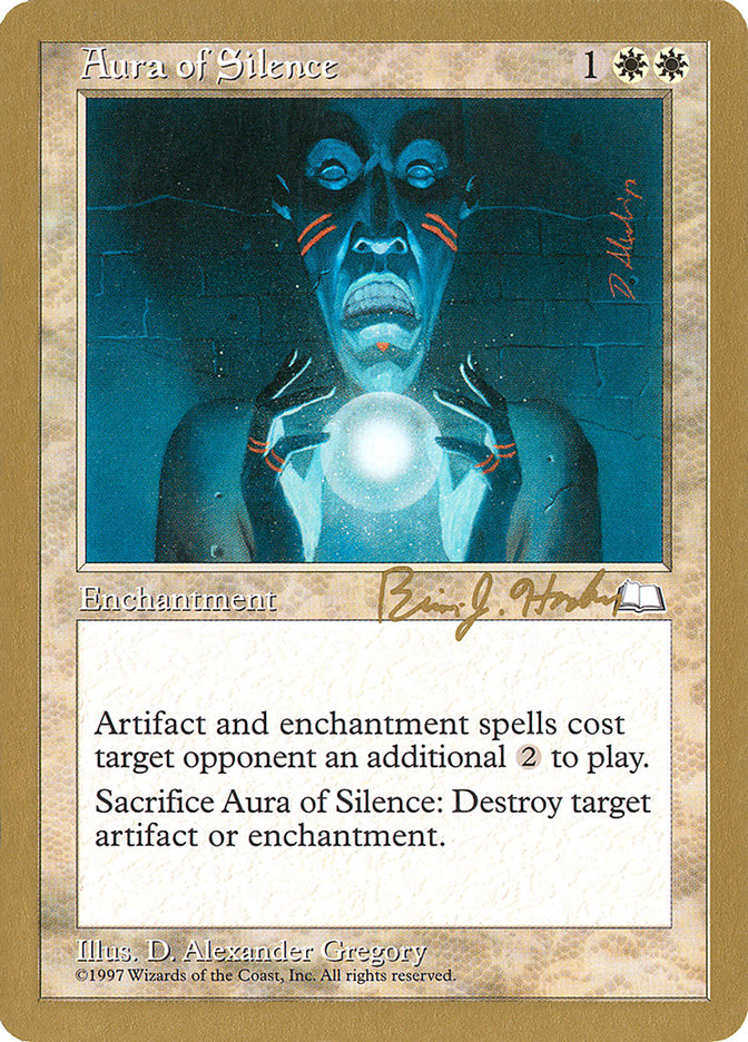 Aura of Silence (Brian Hacker) [World Championship Decks 1998] | Deep Dive Games St. Marys