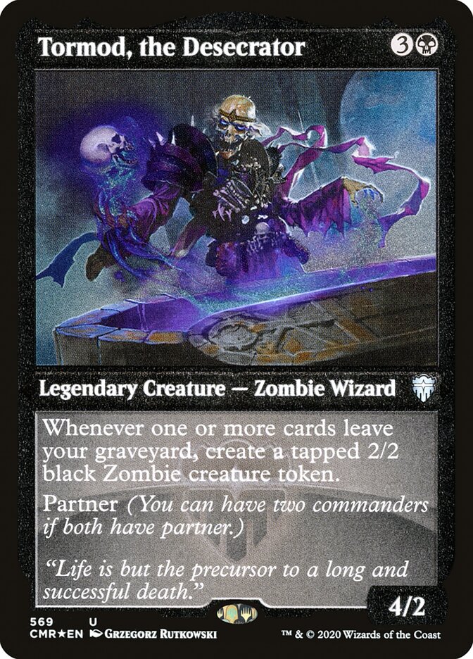 Tormod, the Desecrator (Etched) [Commander Legends] | Deep Dive Games St. Marys