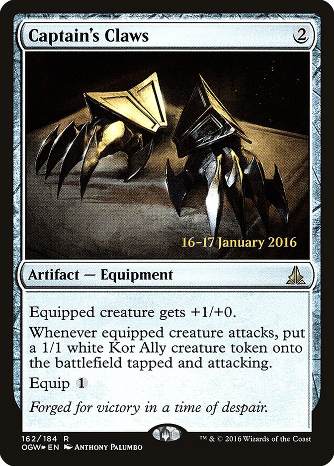 Captain's Claws [Oath of the Gatewatch Prerelease Promos] | Deep Dive Games St. Marys