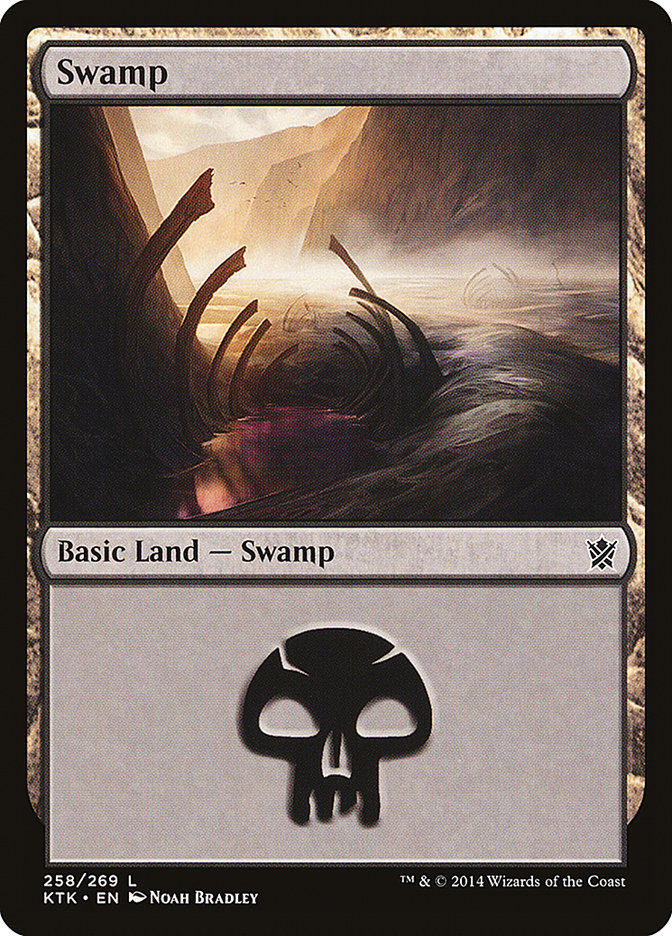 Swamp (258) [Khans of Tarkir] | Deep Dive Games St. Marys