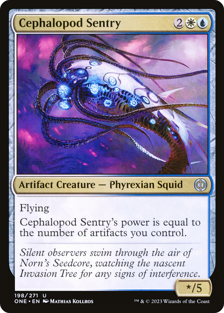 Cephalopod Sentry [Phyrexia: All Will Be One] | Deep Dive Games St. Marys