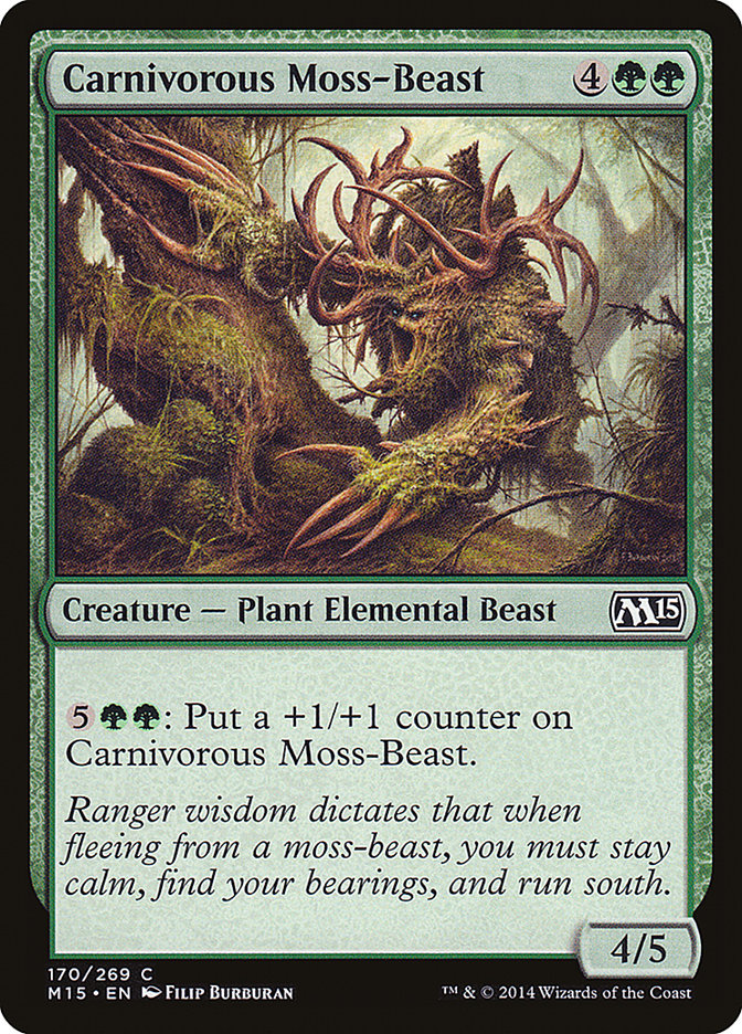 Carnivorous Moss-Beast [Magic 2015] | Deep Dive Games St. Marys