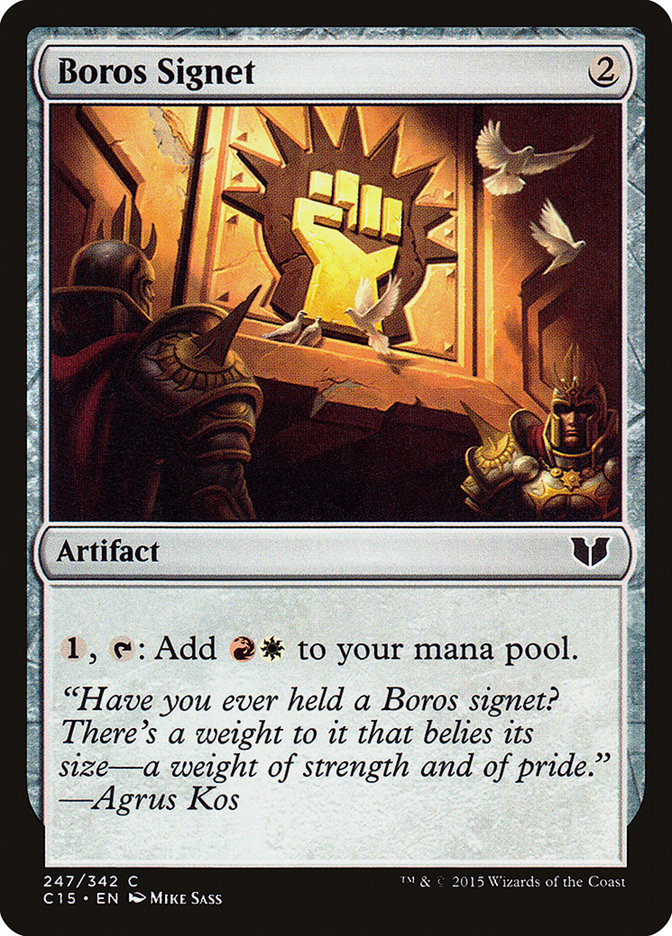 Boros Signet [Commander 2015] | Deep Dive Games St. Marys