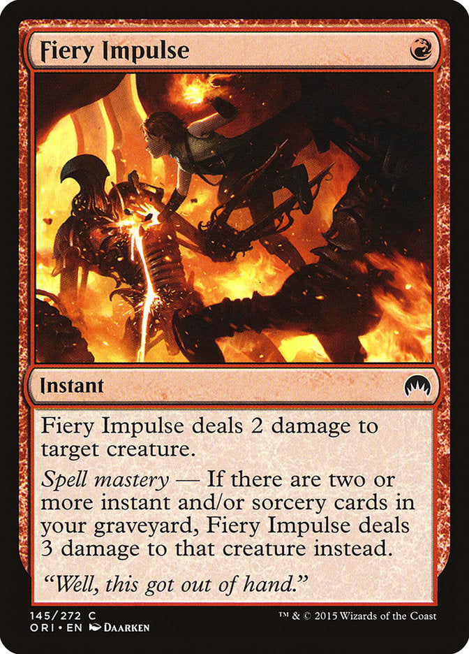 Fiery Impulse [Magic Origins] | Deep Dive Games St. Marys