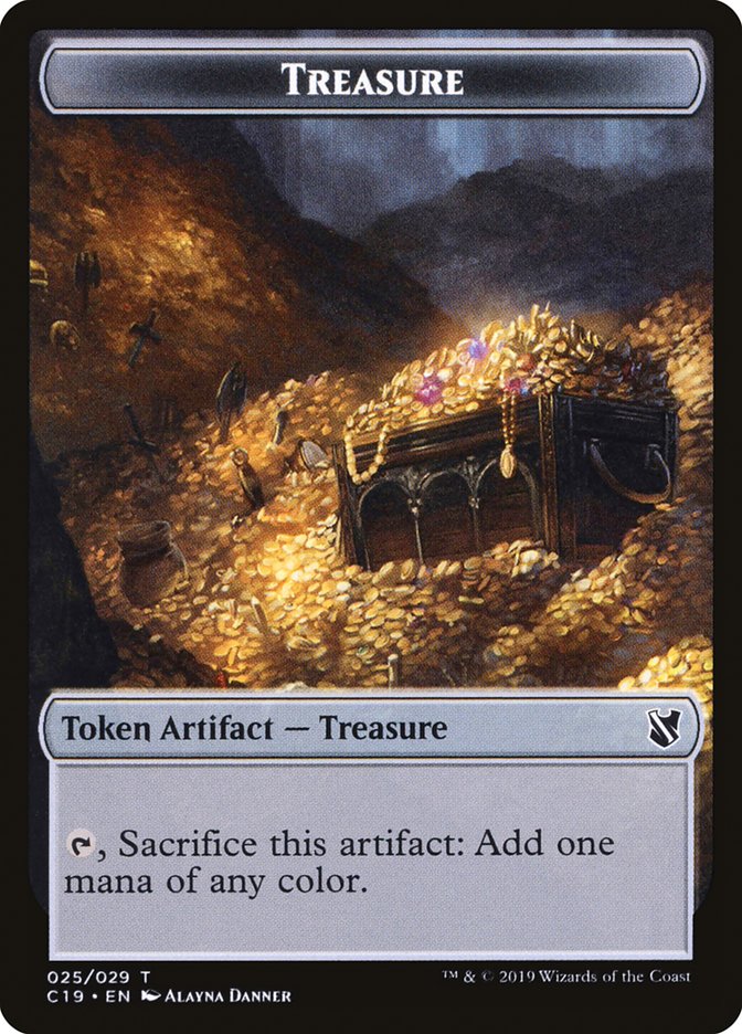 Treasure Token [Commander 2019 Tokens] | Deep Dive Games St. Marys