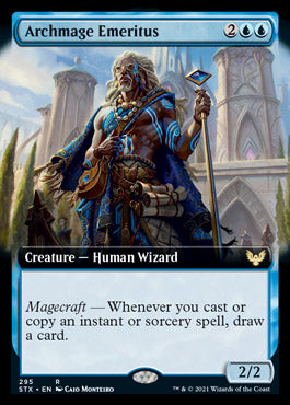 Archmage Emeritus (Extended Art) [Strixhaven: School of Mages] | Deep Dive Games St. Marys