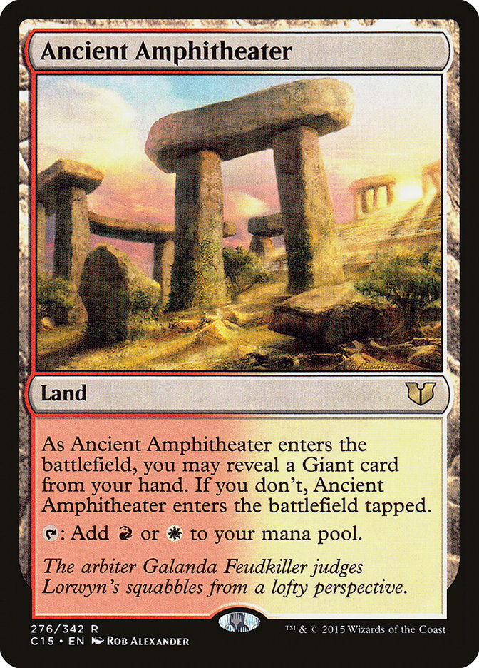 Ancient Amphitheater [Commander 2015] | Deep Dive Games St. Marys