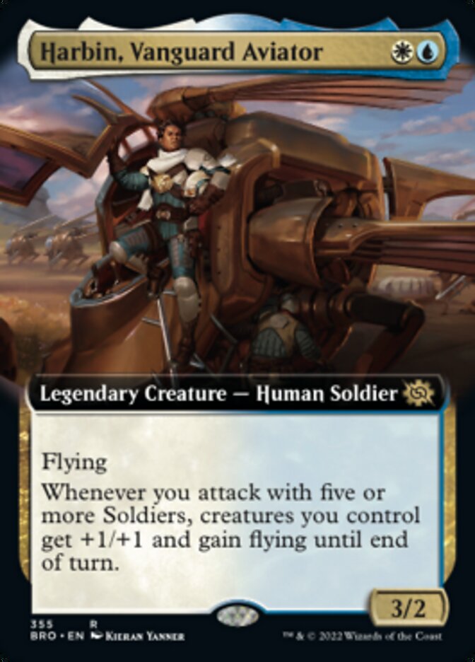 Harbin, Vanguard Aviator (Extended Art) [The Brothers' War] | Deep Dive Games St. Marys