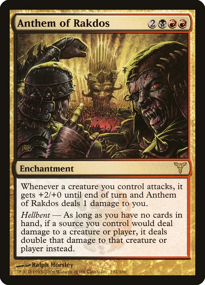 Anthem of Rakdos [Dissension] | Deep Dive Games St. Marys