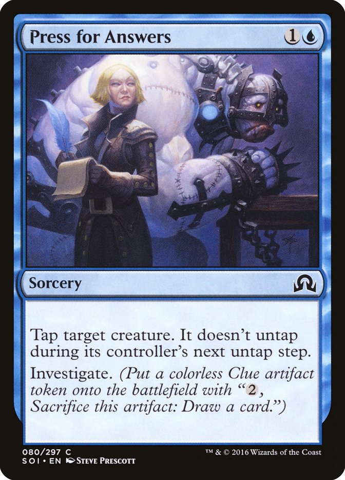 Press for Answers [Shadows over Innistrad] | Deep Dive Games St. Marys