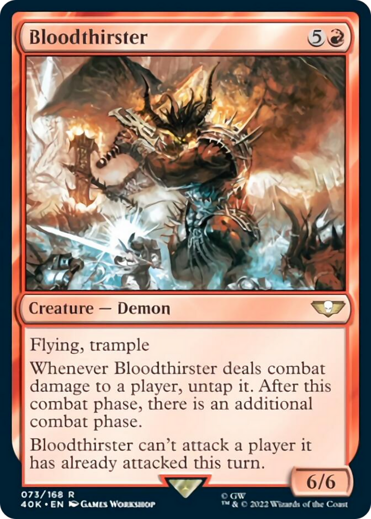 Bloodthirster (Surge Foil) [Warhammer 40,000] | Deep Dive Games St. Marys