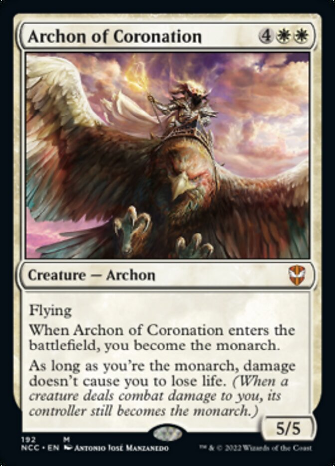 Archon of Coronation [Streets of New Capenna Commander] | Deep Dive Games St. Marys