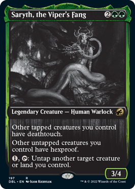Saryth, the Viper's Fang [Innistrad: Double Feature] | Deep Dive Games St. Marys