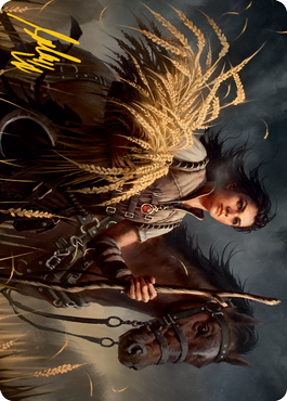 Ambitious Farmhand Art Card (Gold-Stamped Signature) [Innistrad: Midnight Hunt Art Series] | Deep Dive Games St. Marys