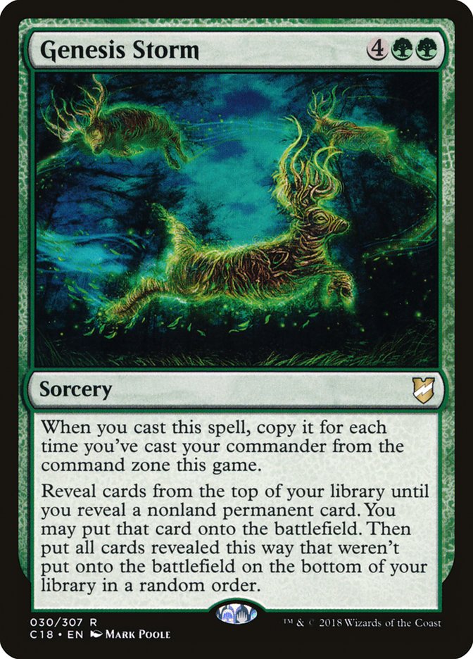 Genesis Storm [Commander 2018] | Deep Dive Games St. Marys