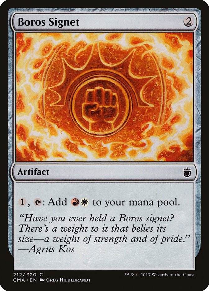 Boros Signet [Commander Anthology] | Deep Dive Games St. Marys