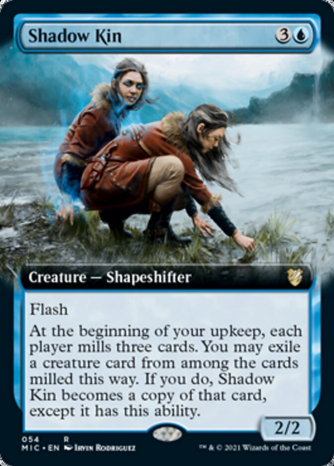 Shadow Kin (Extended Art) [Innistrad: Midnight Hunt Commander] | Deep Dive Games St. Marys