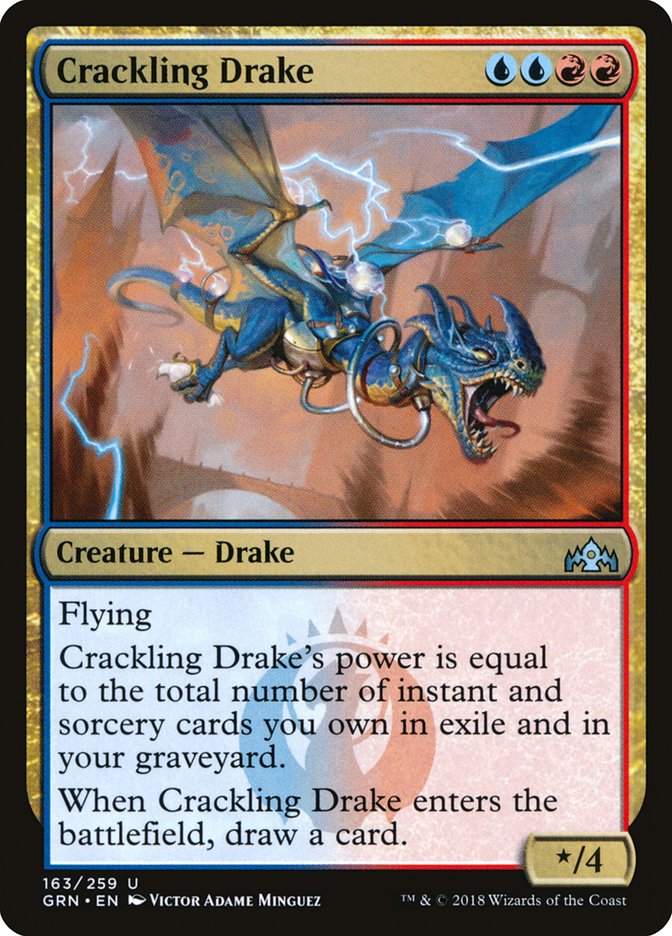 Crackling Drake [Guilds of Ravnica] | Deep Dive Games St. Marys