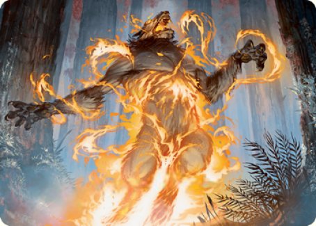 Burn the Accursed Art Card [Innistrad: Midnight Hunt Art Series] | Deep Dive Games St. Marys