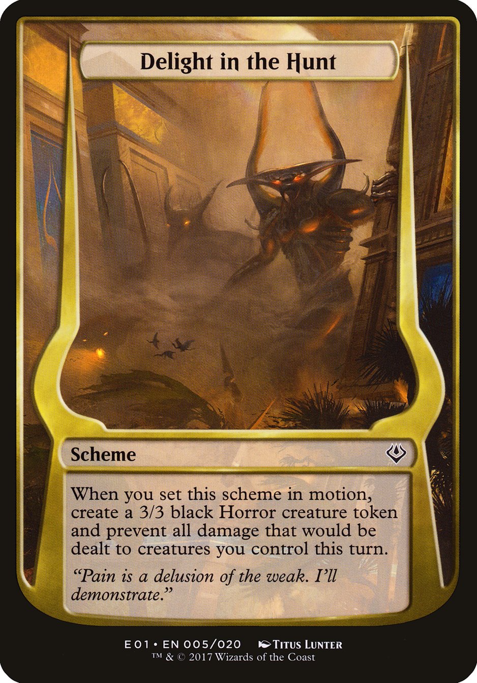 Delight in the Hunt (Schemes) [Archenemy: Nicol Bolas Schemes] | Deep Dive Games St. Marys