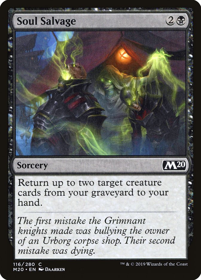 Soul Salvage [Core Set 2020] | Deep Dive Games St. Marys