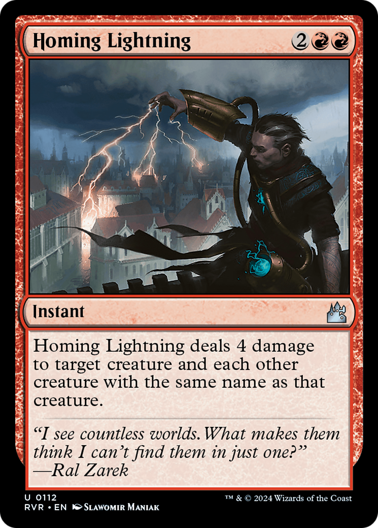Homing Lightning [Ravnica Remastered] | Deep Dive Games St. Marys