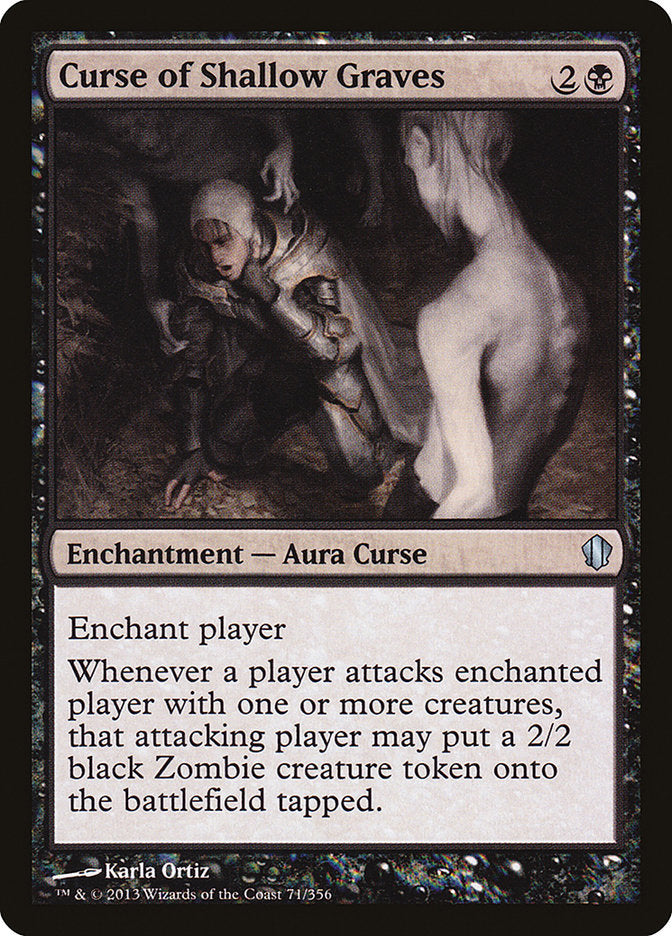 Curse of Shallow Graves [Commander 2013] | Deep Dive Games St. Marys