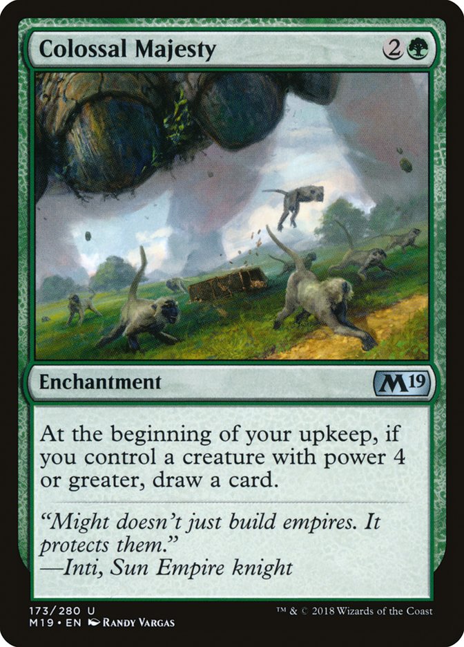 Colossal Majesty [Core Set 2019] | Deep Dive Games St. Marys