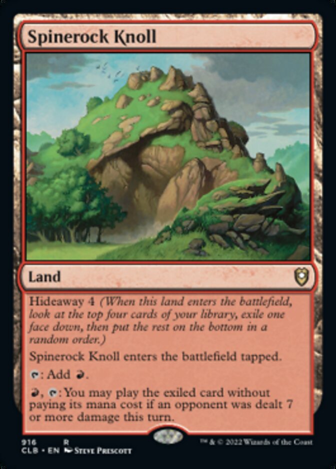 Spinerock Knoll [Commander Legends: Battle for Baldur's Gate] | Deep Dive Games St. Marys