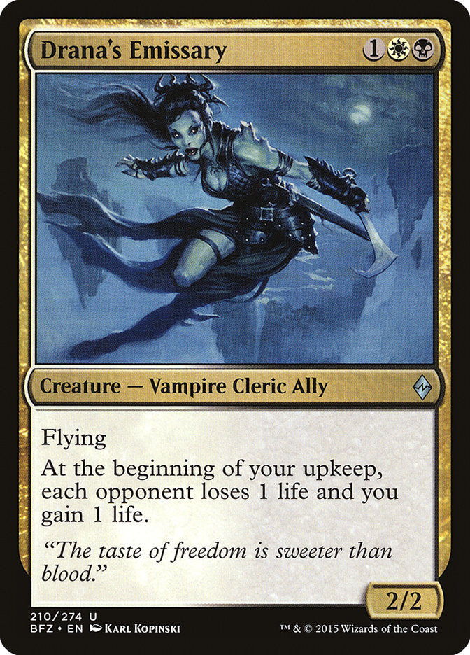 Drana's Emissary [Battle for Zendikar] | Deep Dive Games St. Marys
