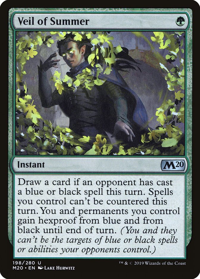 Veil of Summer [Core Set 2020] | Deep Dive Games St. Marys