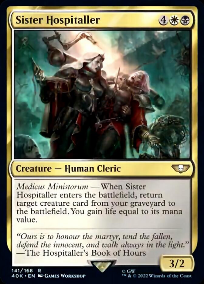 Sister Hospitaller [Warhammer 40,000] | Deep Dive Games St. Marys