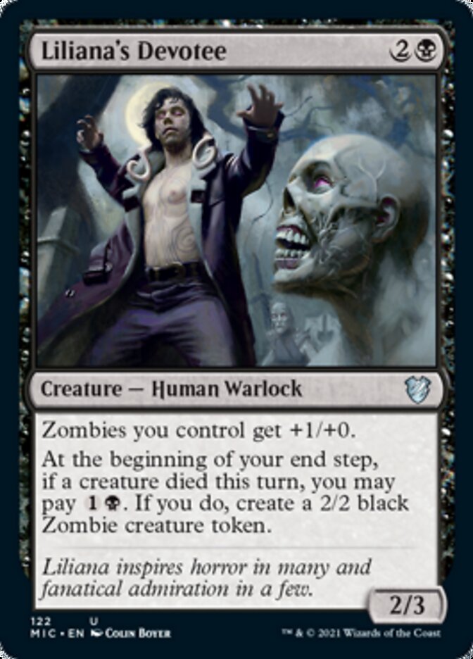 Liliana's Devotee [Innistrad: Midnight Hunt Commander] | Deep Dive Games St. Marys