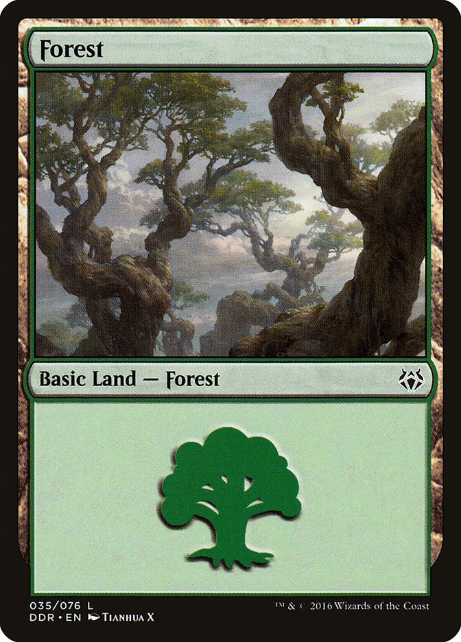 Forest (35) [Duel Decks: Nissa vs. Ob Nixilis] | Deep Dive Games St. Marys