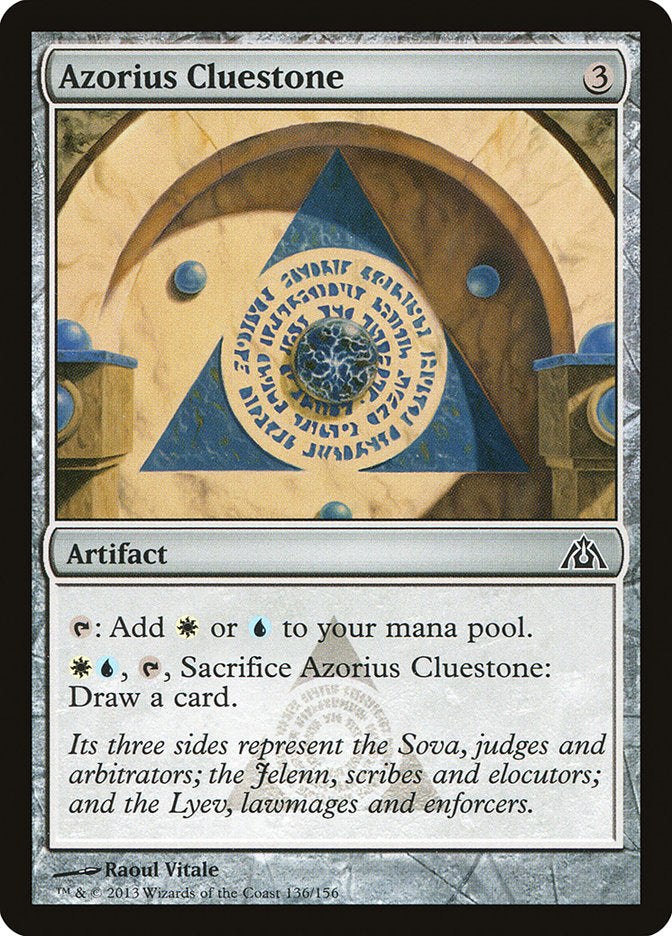 Azorius Cluestone [Dragon's Maze] | Deep Dive Games St. Marys