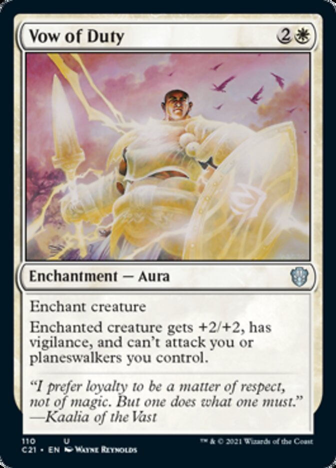 Vow of Duty [Commander 2021] | Deep Dive Games St. Marys