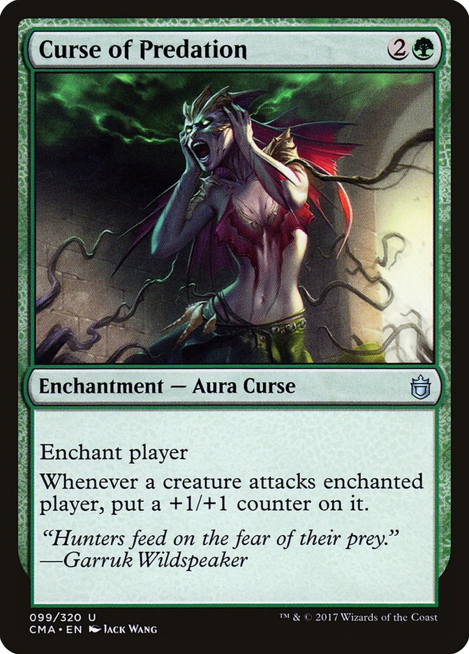 Curse of Predation [Commander Anthology] | Deep Dive Games St. Marys