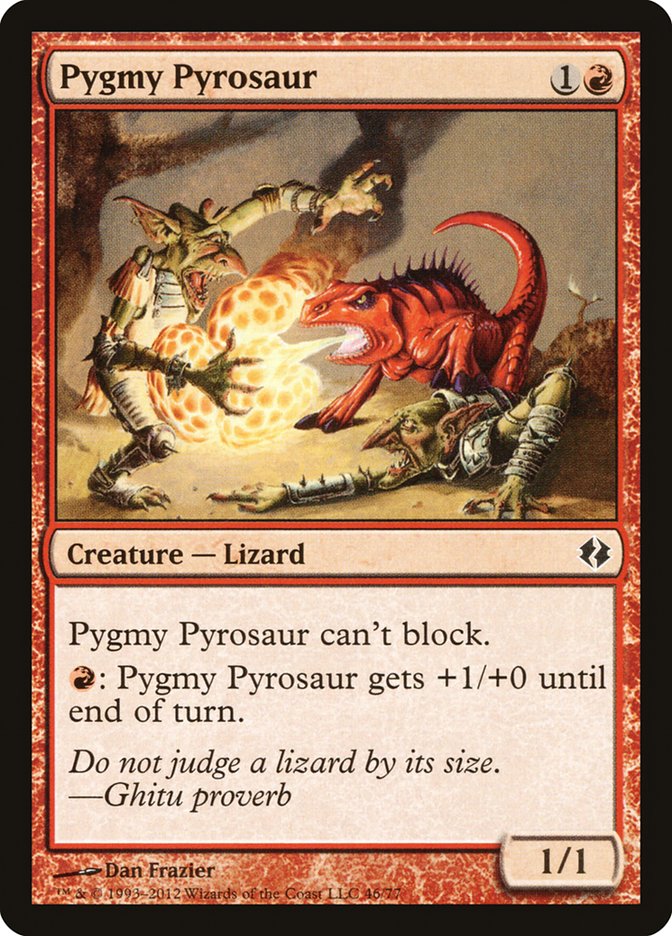 Pygmy Pyrosaur [Duel Decks: Venser vs. Koth] | Deep Dive Games St. Marys