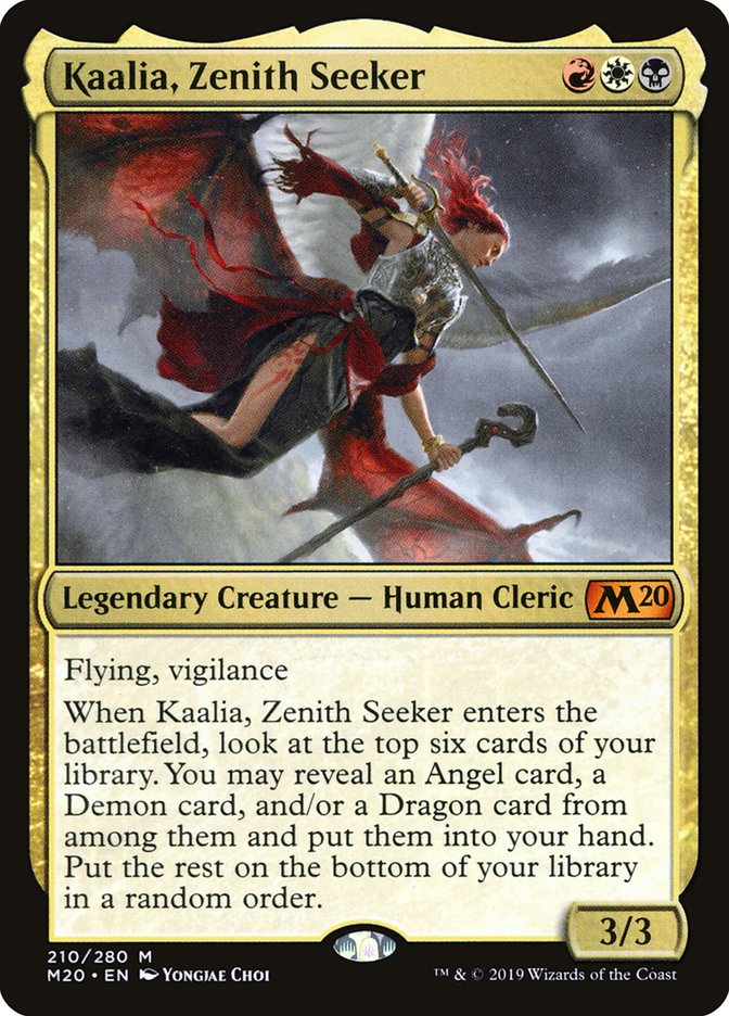 Kaalia, Zenith Seeker [Core Set 2020] | Deep Dive Games St. Marys