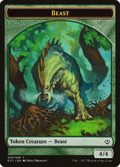 Beast (005) // Soldier Double-Sided Token [Archenemy: Nicol Bolas Tokens] | Deep Dive Games St. Marys