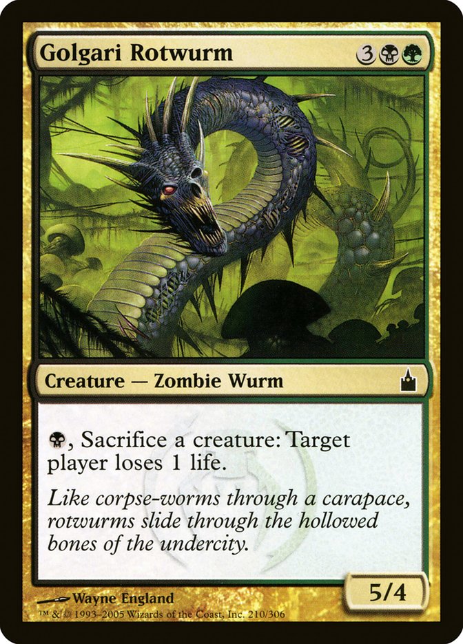 Golgari Rotwurm [Ravnica: City of Guilds] | Deep Dive Games St. Marys