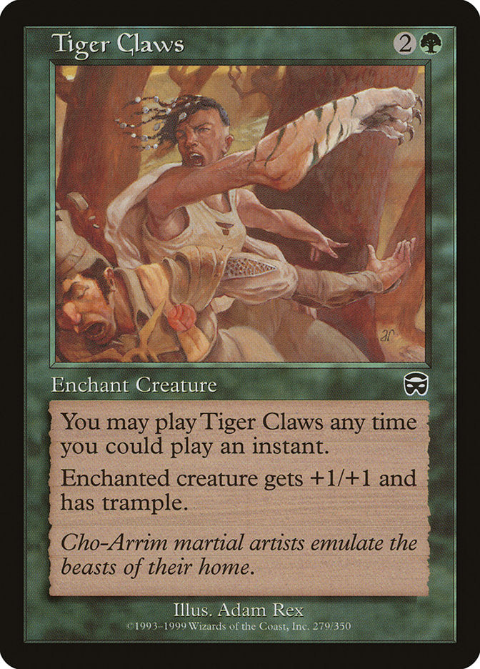 Tiger Claws [Mercadian Masques] | Deep Dive Games St. Marys