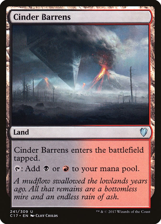 Cinder Barrens [Commander 2017] | Deep Dive Games St. Marys