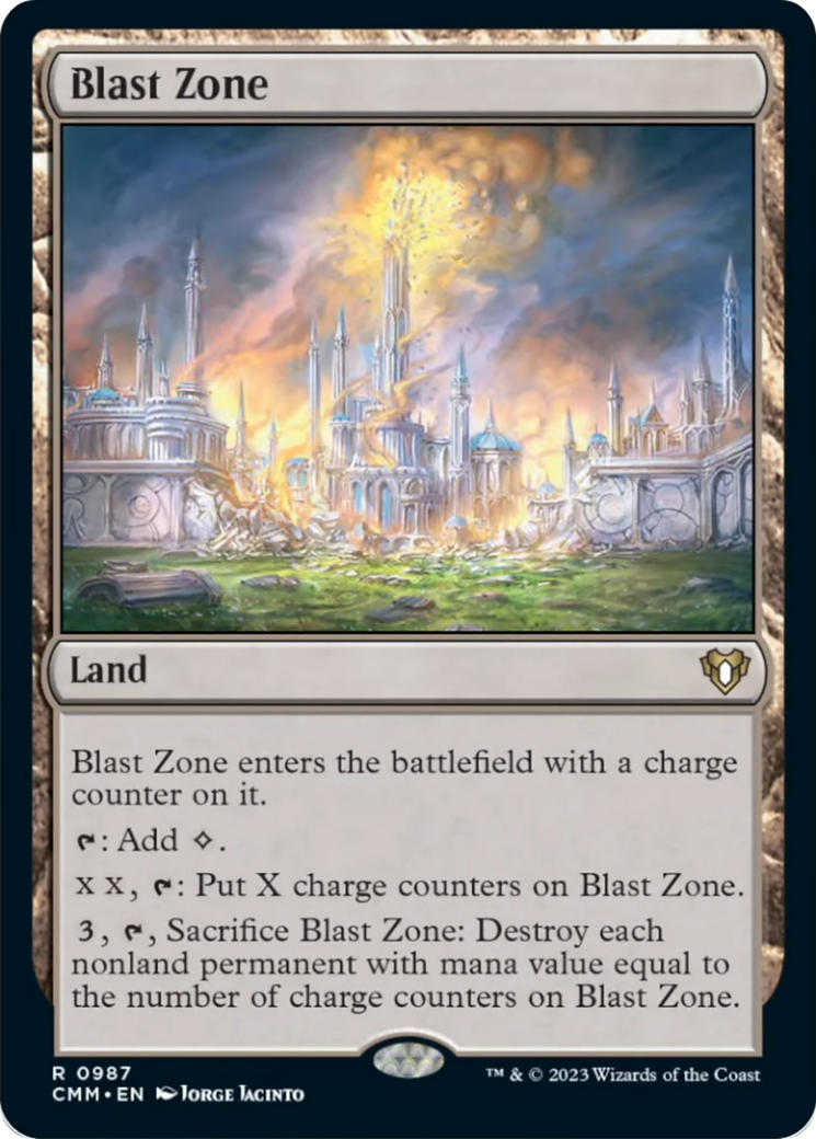 Blast Zone [Commander Masters] | Deep Dive Games St. Marys