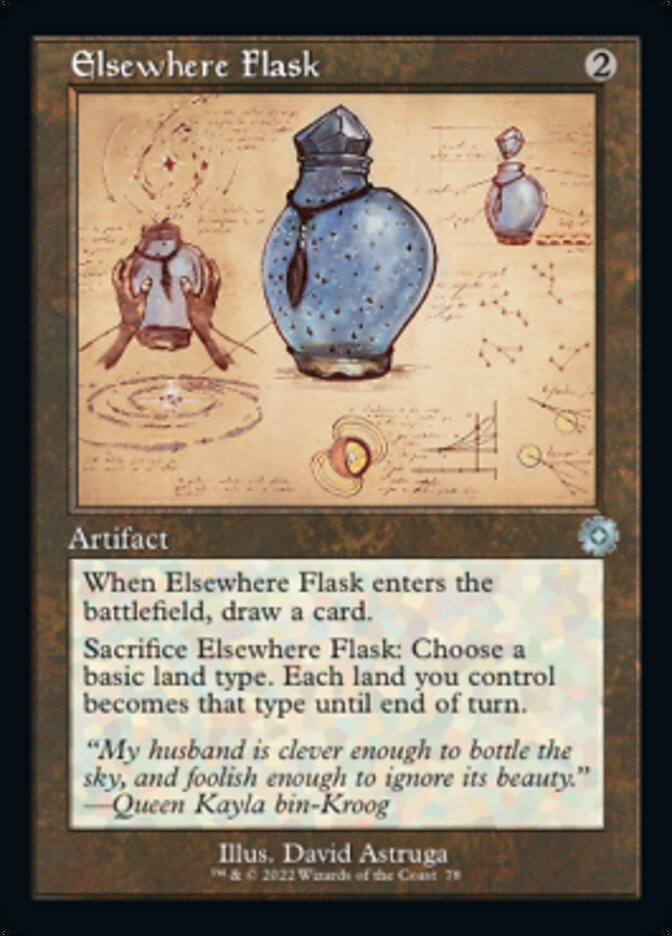 Elsewhere Flask (Retro Schematic) [The Brothers' War Retro Artifacts] | Deep Dive Games St. Marys