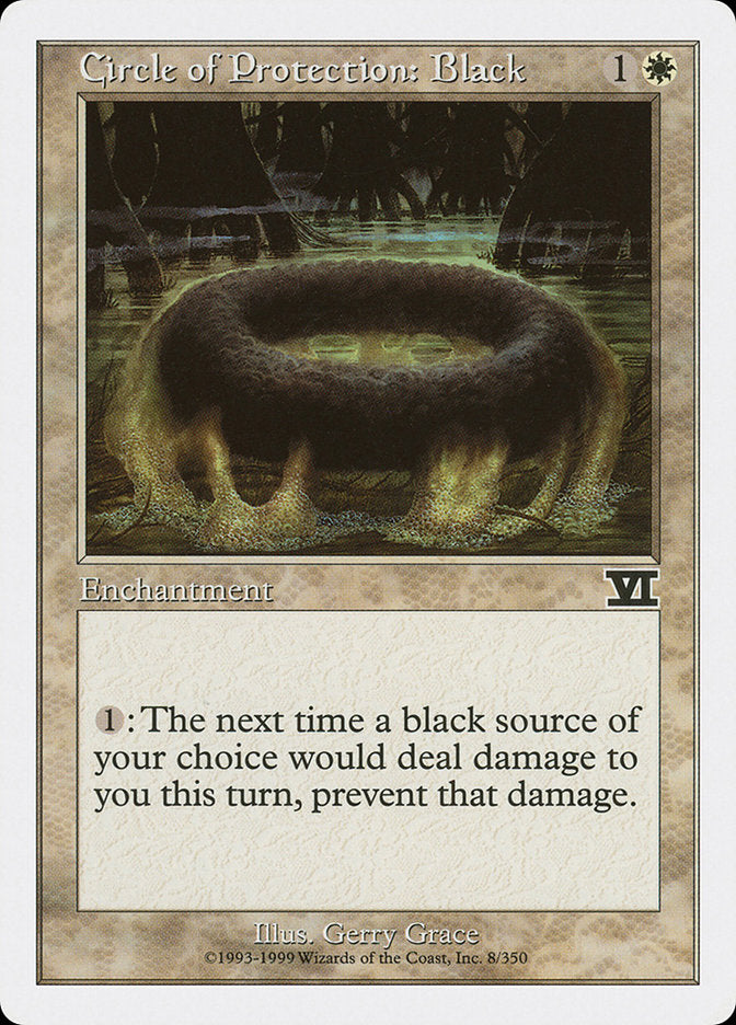 Circle of Protection: Black [Classic Sixth Edition] | Deep Dive Games St. Marys