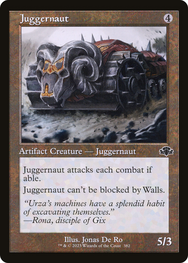 Juggernaut (Retro) [Dominaria Remastered] | Deep Dive Games St. Marys