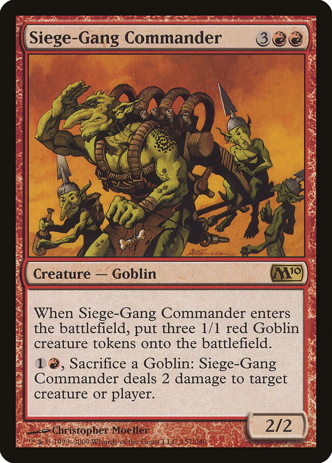 Siege-Gang Commander [Magic 2010] | Deep Dive Games St. Marys